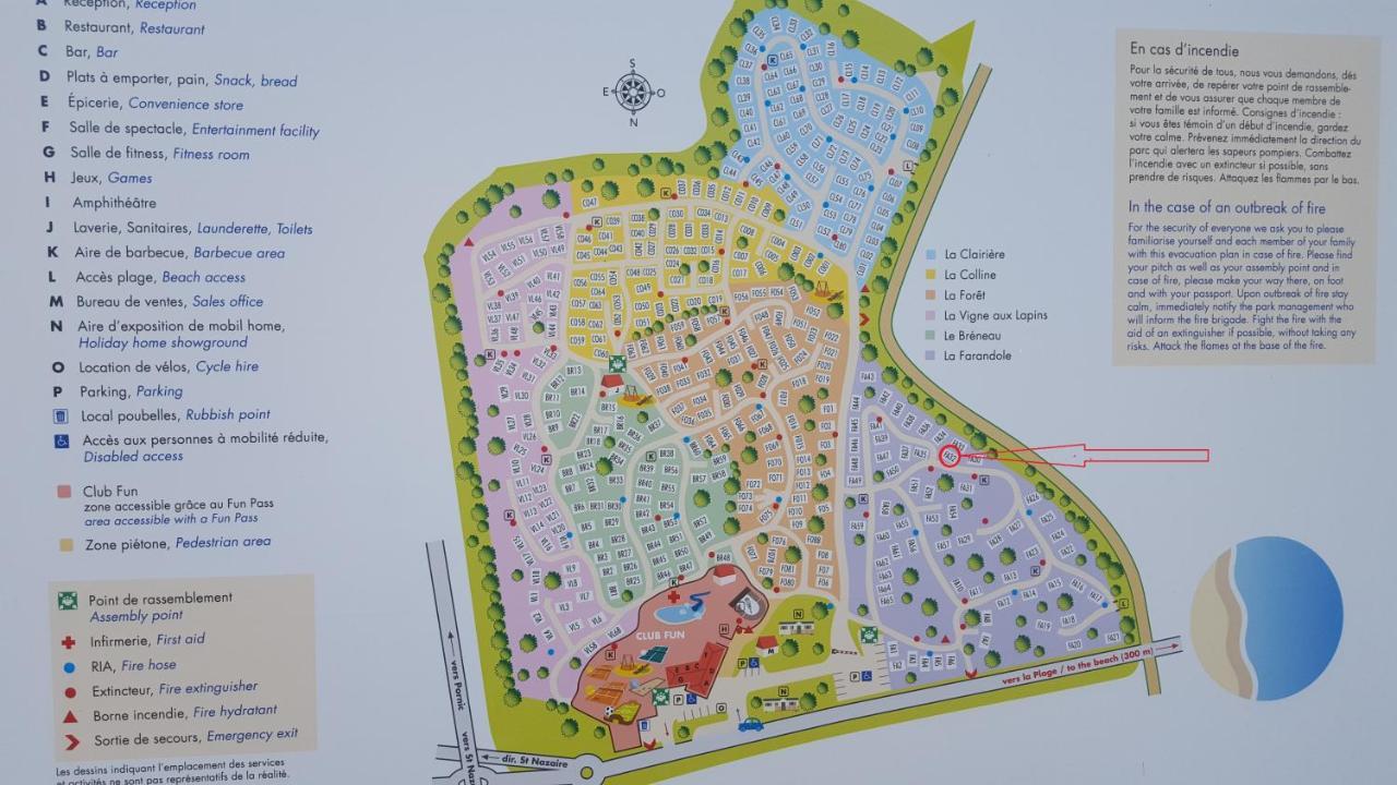 Agreable Mobilhome 6 - 8 Places Saint-Brevin-les-Pins Exterior photo